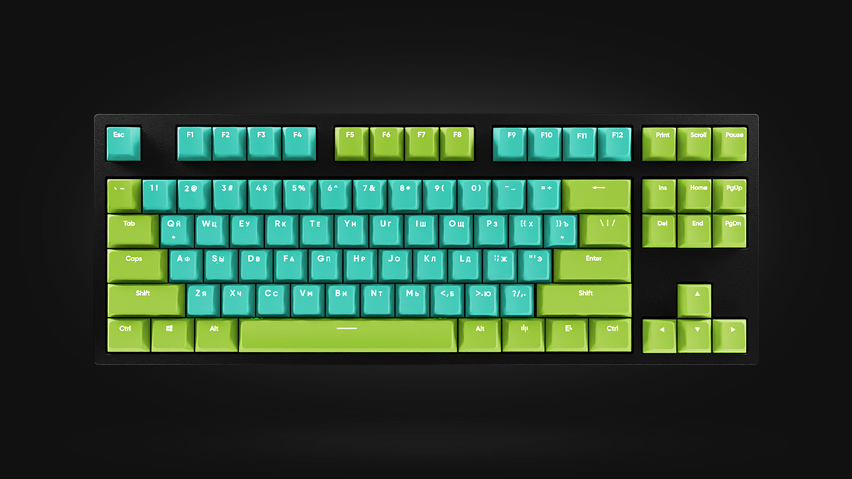 HYPERPC KEYBOARD TKL Green/Tiffany