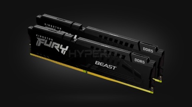 64GB Kingston Fury Beast Black [DDR5, 6000MHz, 2x32GB]