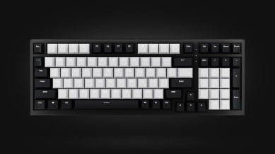 HYPERPC KEYBOARD Black/White G3MS Sapphire