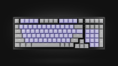 HYPERPC KEYBOARD Grey/Purple G3MS Sapphire