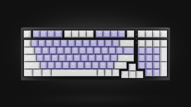 HYPERPC KEYBOARD White/Purple G3MS Sapphire