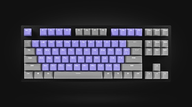 HYPERPC KEYBOARD TKL Grey/Purple (G3MS Sapphire)
