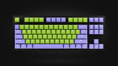 HYPERPC KEYBOARD TKL Purple/Green (G3MS Sapphire)