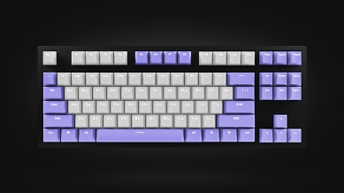 HYPERPC KEYBOARD TKL Purple/White G3MS Sapphire