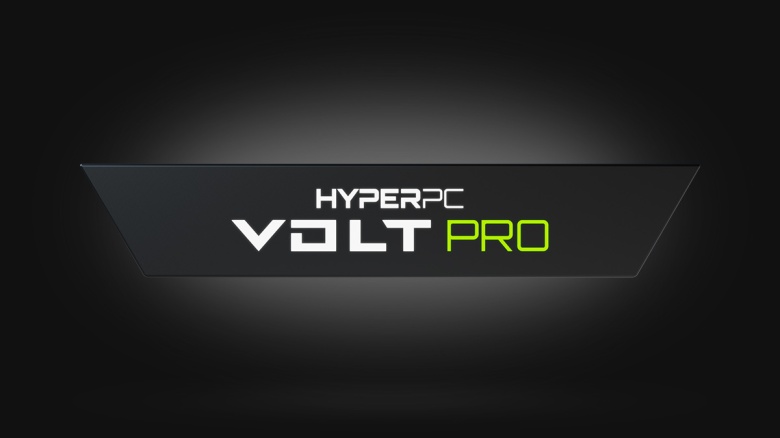 Фирменная светодиодная табличка HYPERPC VOLT PRO