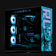 Индивидуальная винилография LUMEN X RUST Cyan