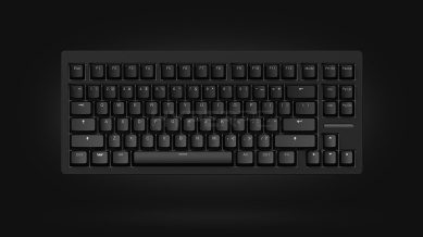 Wooting 80HE PCR ABS Black