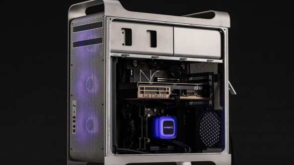 Кастомный игровой ПК в корпусе Apple Mac Pro | Уникальная сборка от HYPERPC