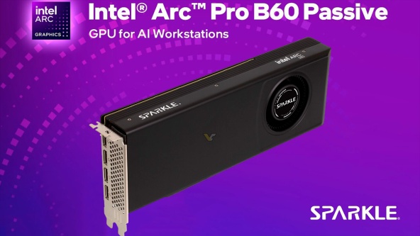 Sparkle выпускает видеокарту Intel Arc Pro B60 с 24 ГБ памяти за $800