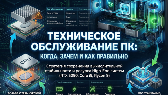 Техническое обслуживание ПК: когда, зачем и как правильно