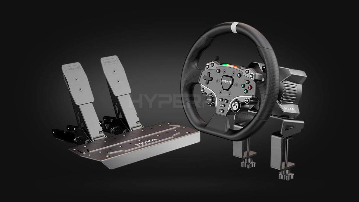 MOZA Racing R3 база + руль + педали для симрейсинга [3.9 Nm]