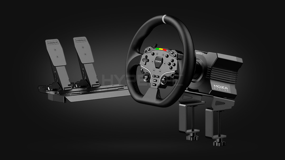 MOZA Racing R5 база + руль + педали [5,5 Nm, PC]