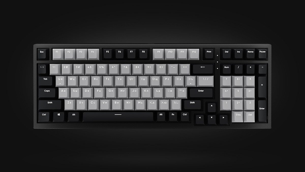 HYPERPC KEYBOARD Black/Grey