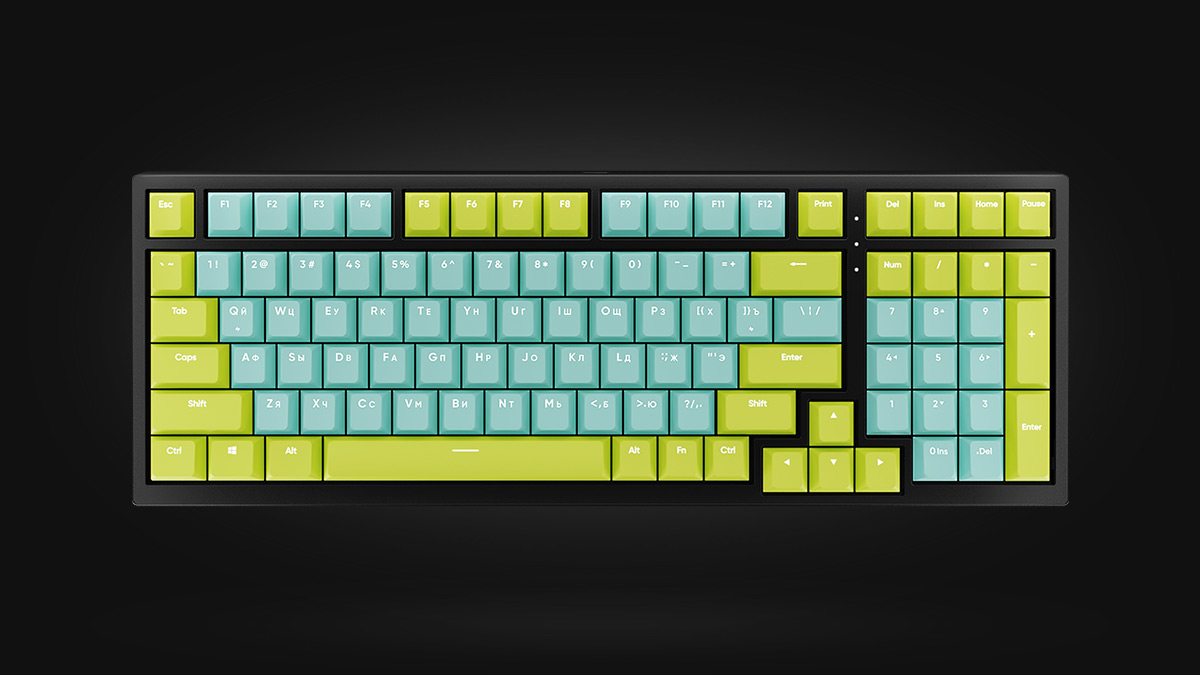 HYPERPC KEYBOARD Green/Tiffany