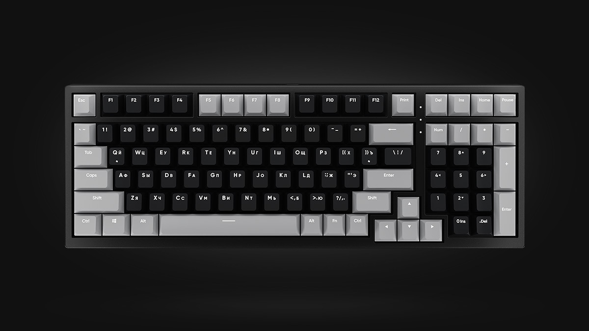 HYPERPC KEYBOARD Grey/Black