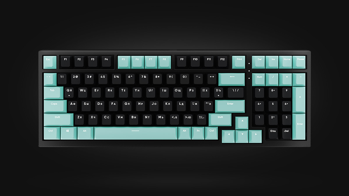 HYPERPC KEYBOARD Tiffany/Black