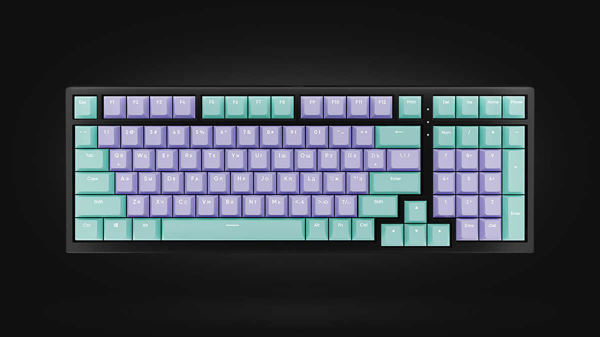 HYPERPC KEYBOARD Tiffany/Purple