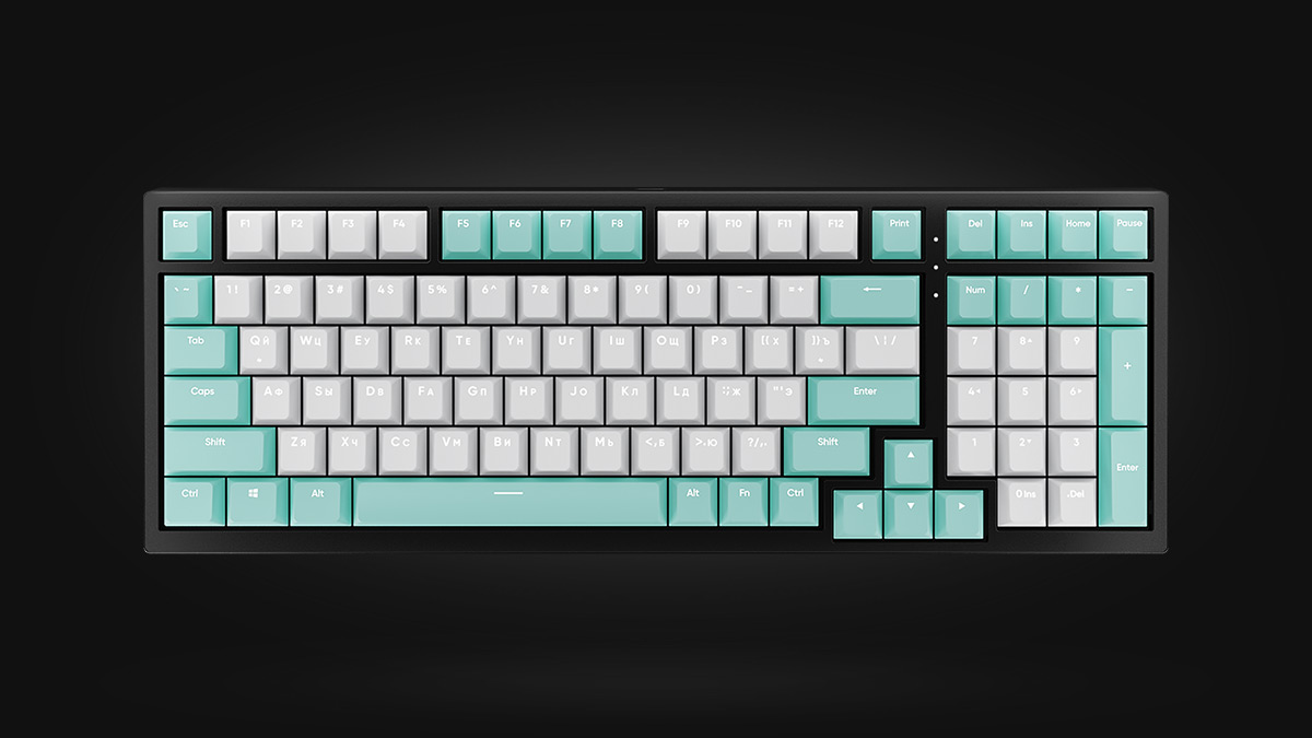 HYPERPC KEYBOARD Tiffany/White