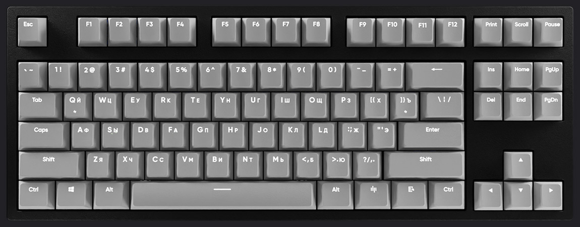 HYPERPC Keyboard TKL - Серый