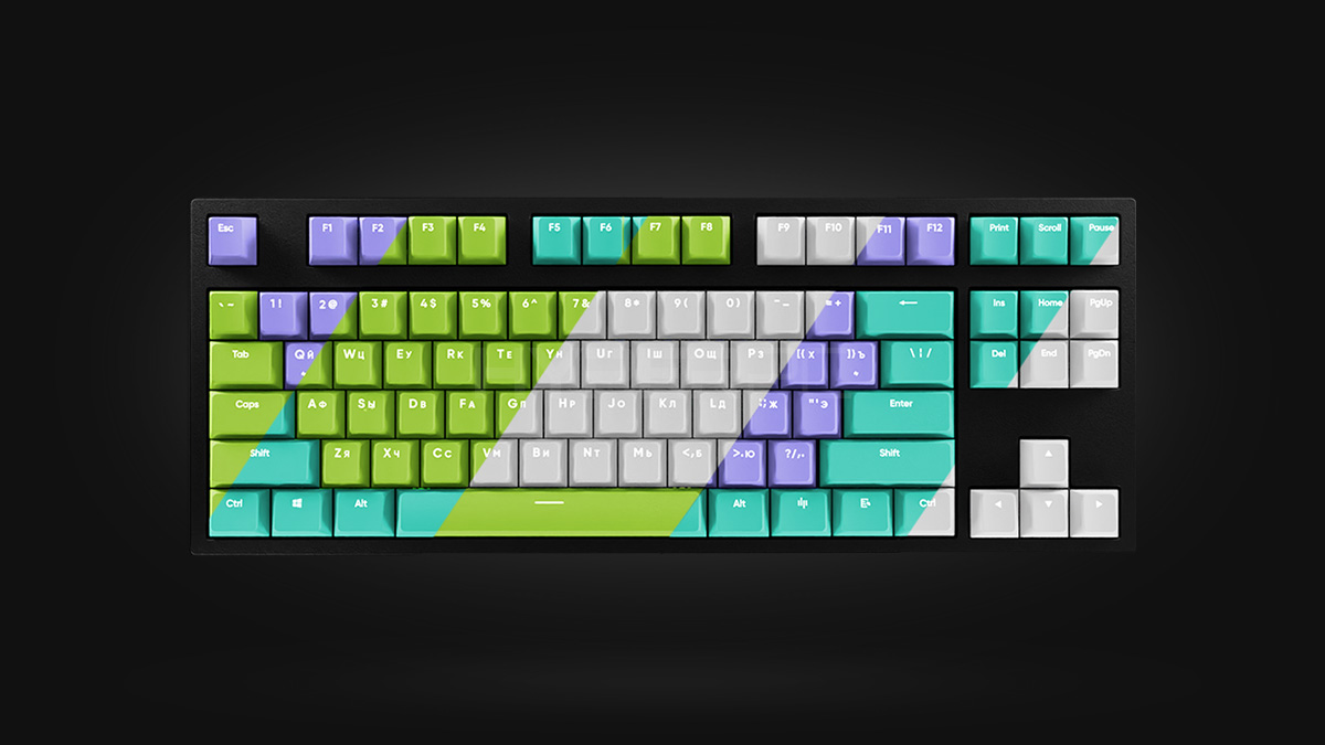 HYPERPC KEYBOARD TKL – Выбери свой цвет G3MS Sapphire