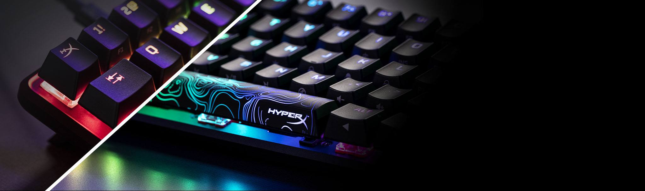 HyperX Alloy Origins - Съемник колпачков и дополнительные клавишные колпачки в комплекте