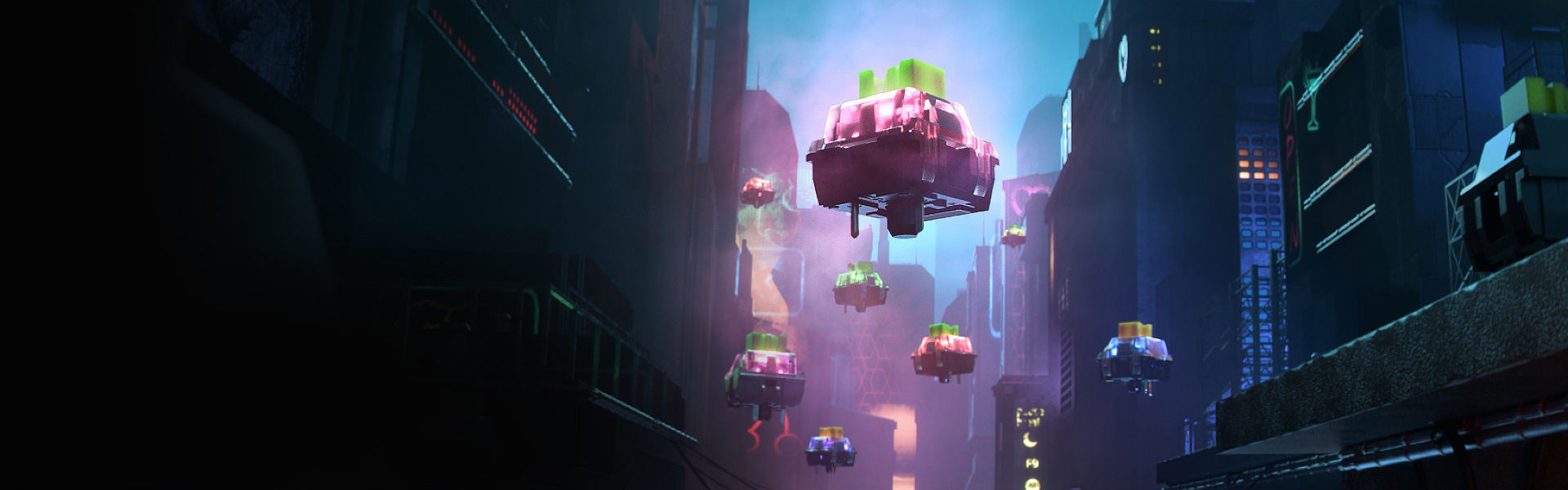 Прозрачный корпус переключателей