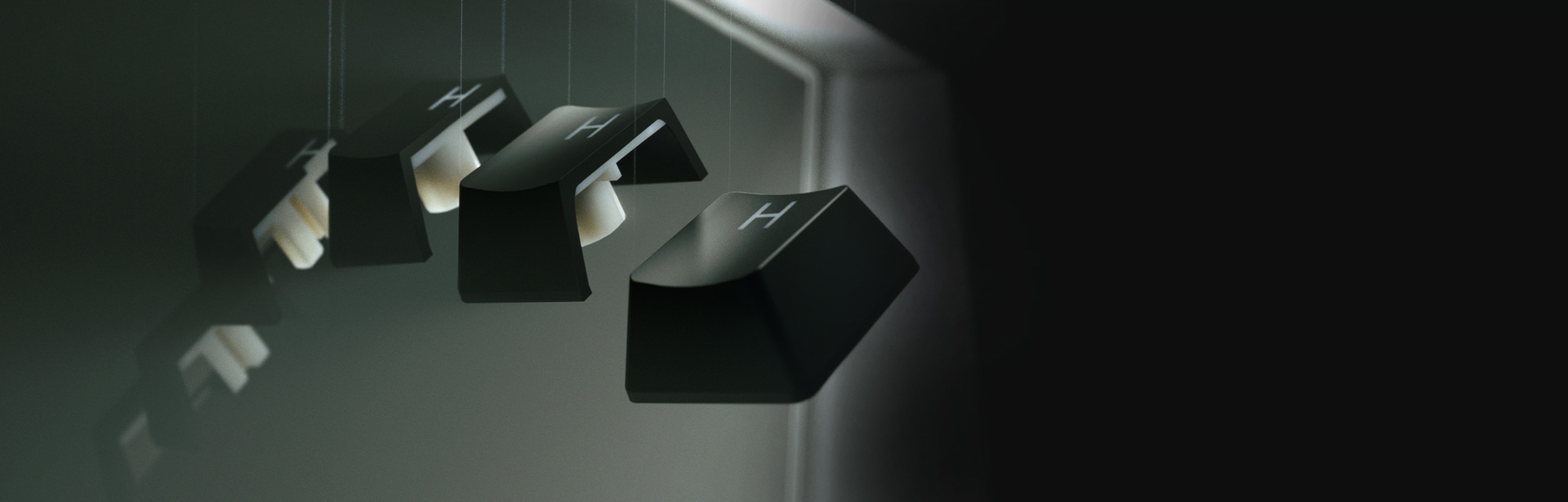 Колпачки клавиш PBT двойного литья