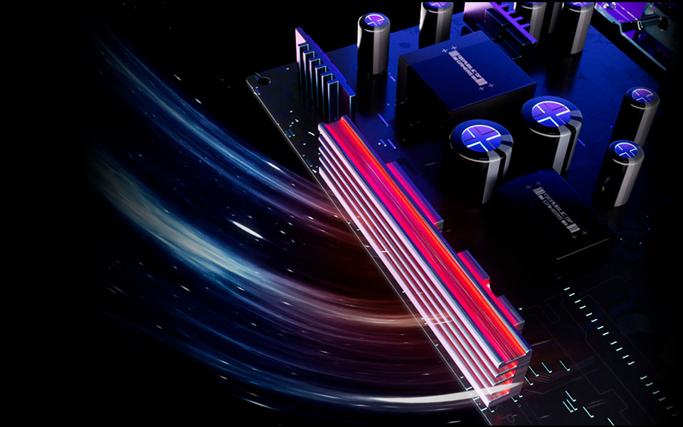 ROG Strix OLED XG27ACDNG - Оригинальный радиатор