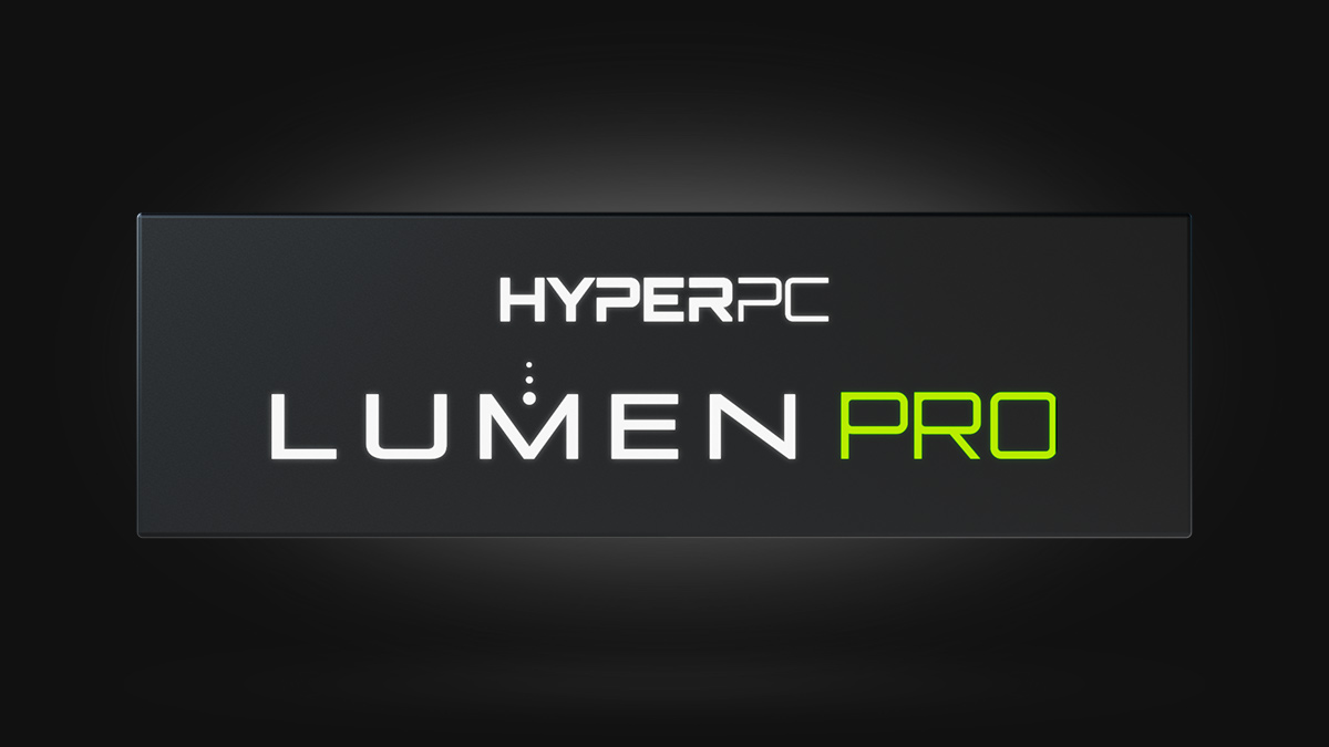 Фирменная светодиодная табличка HYPERPC LUMEN PRO