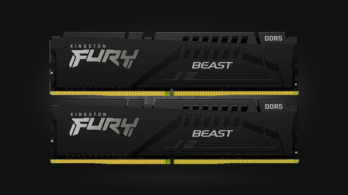 16GB Kingston FURY Beast Black [DDR5, 5600MHz, 2x8GB]