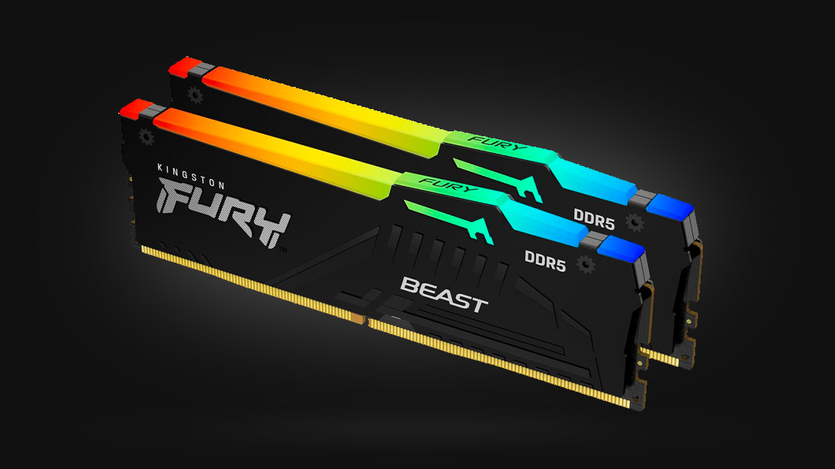 16GB Kingston Fury Beast RGB [DDR5, 6000MHz, 2x8GB]