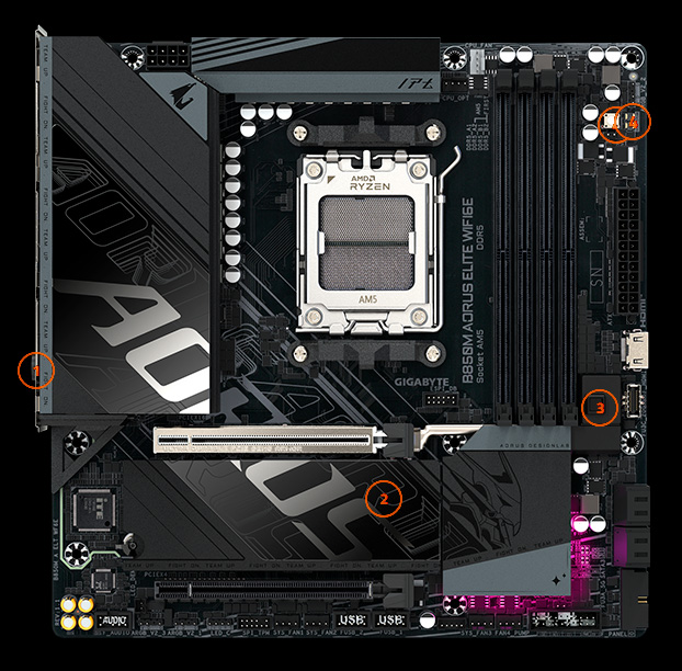 GIGABYTE B850M AORUS ELITE