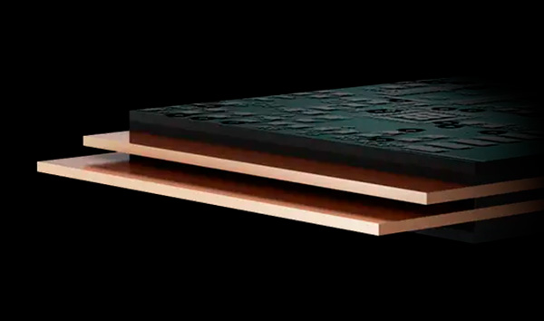 Утолщенный слой меди внутри печатной платы