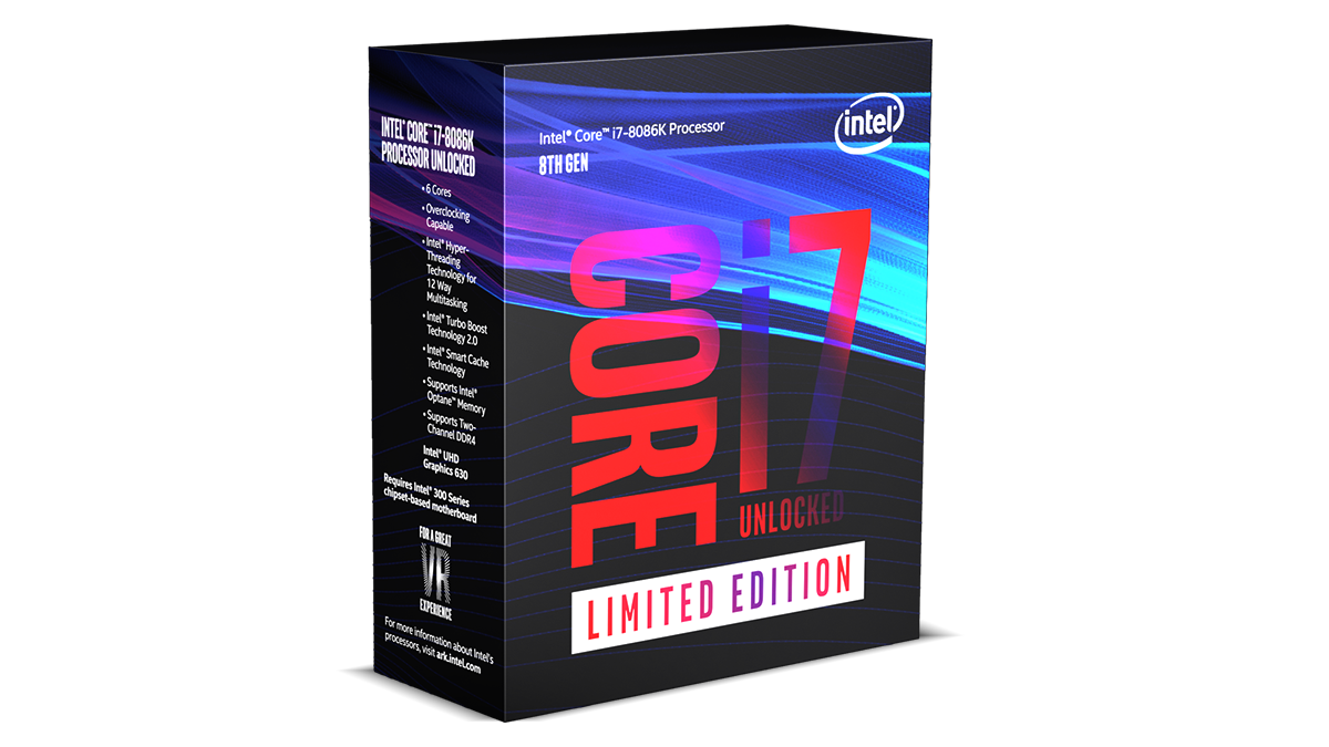 Юбилейный процессор Intel Core i7-8086K