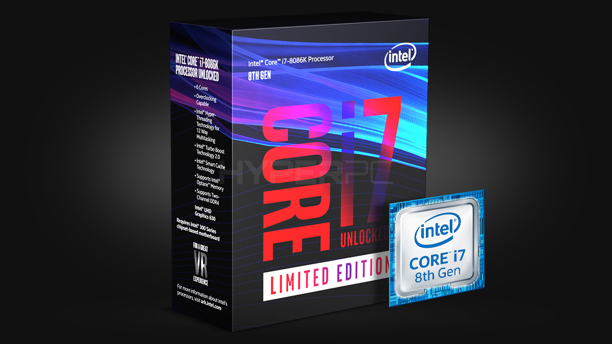 Юбилейный процессор Intel Core i7-8086K