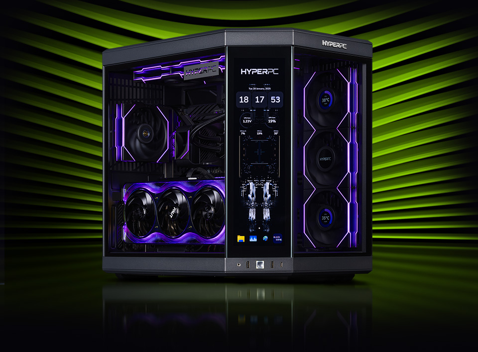 HYPERPC AURORA на базе Palit GeForce RTX 5080 GameRock