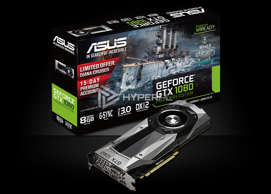 asus geforce gtx 1080 founders edition