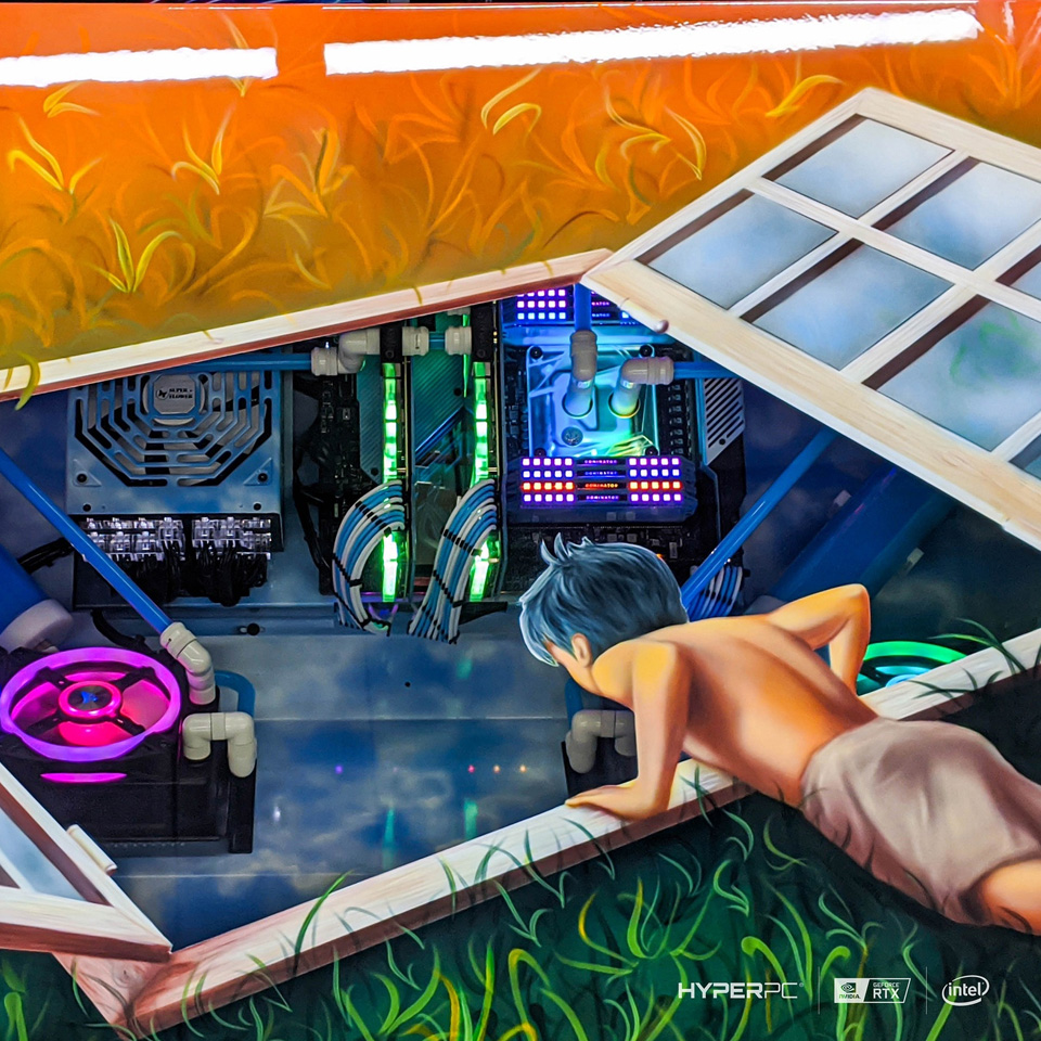 Аэрография копруса HYPERDESK