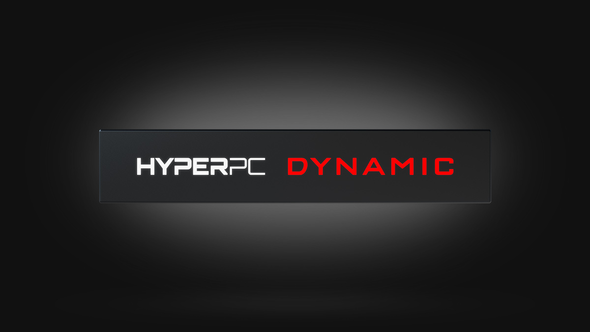 Фирменная светодиодная табличка HYPERPC DYNAMIC MINI