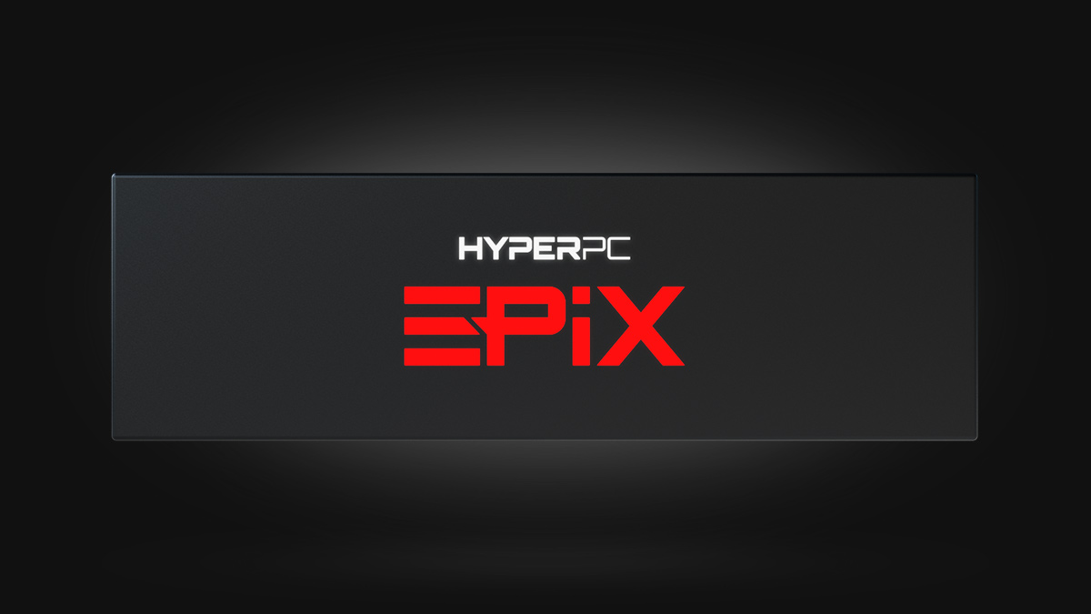 Фирменная светодиодная табличка HYPERPC EPIX
