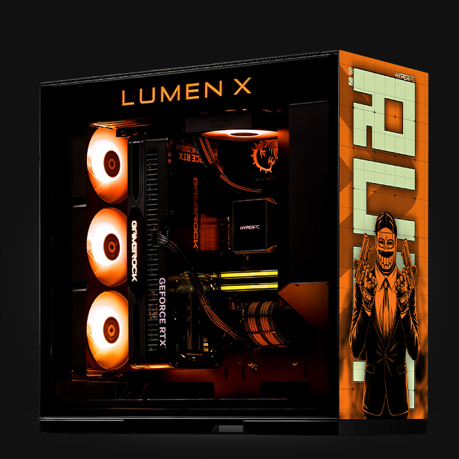 Индивидуальная винилография LUMEN X RUST Orange