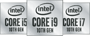 Лого семейства процессоров Intel Core 10th gen