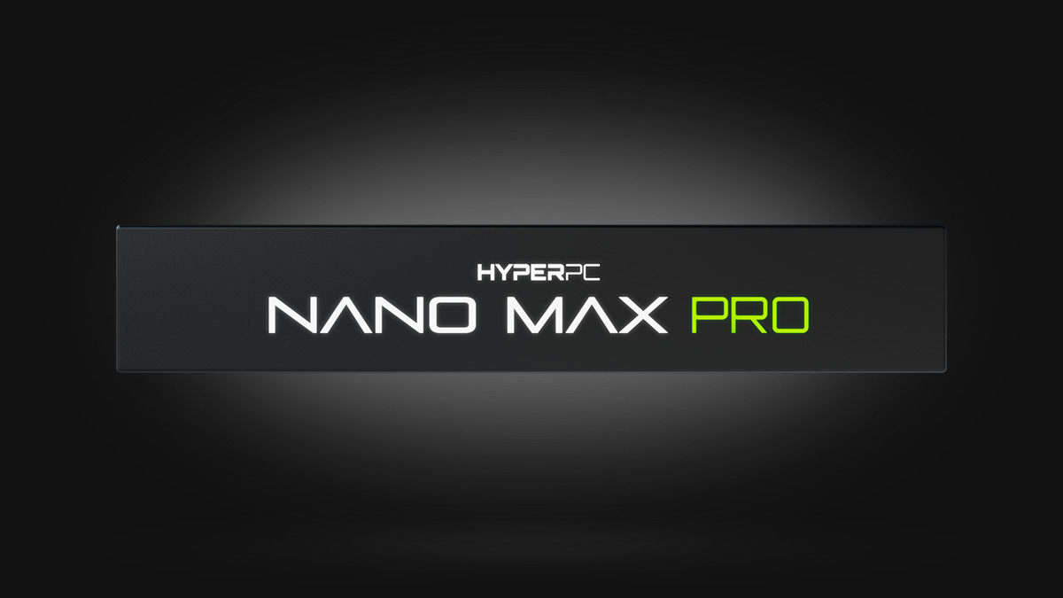 Фирменная светодиодная табличка HYPERPC NANO MAX PRO