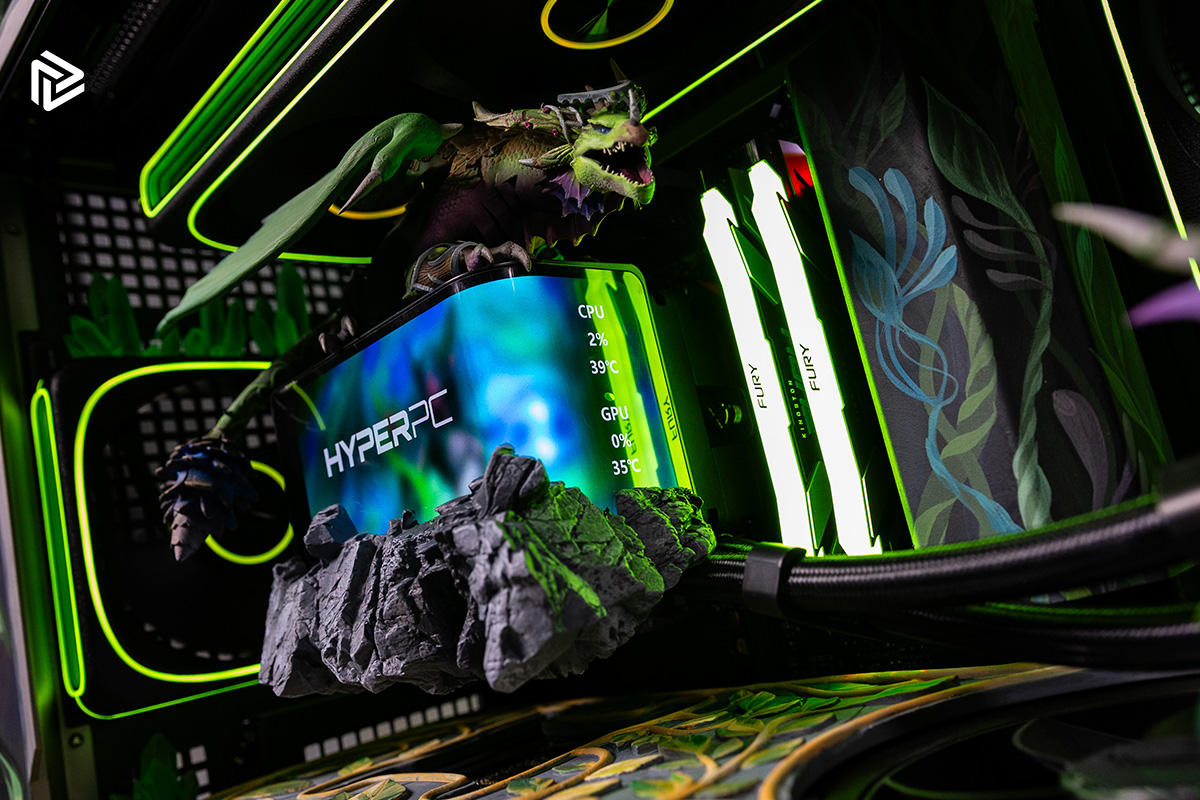 HYPERPC LUMEN x FunPay — система охлаждения и внутренние детали