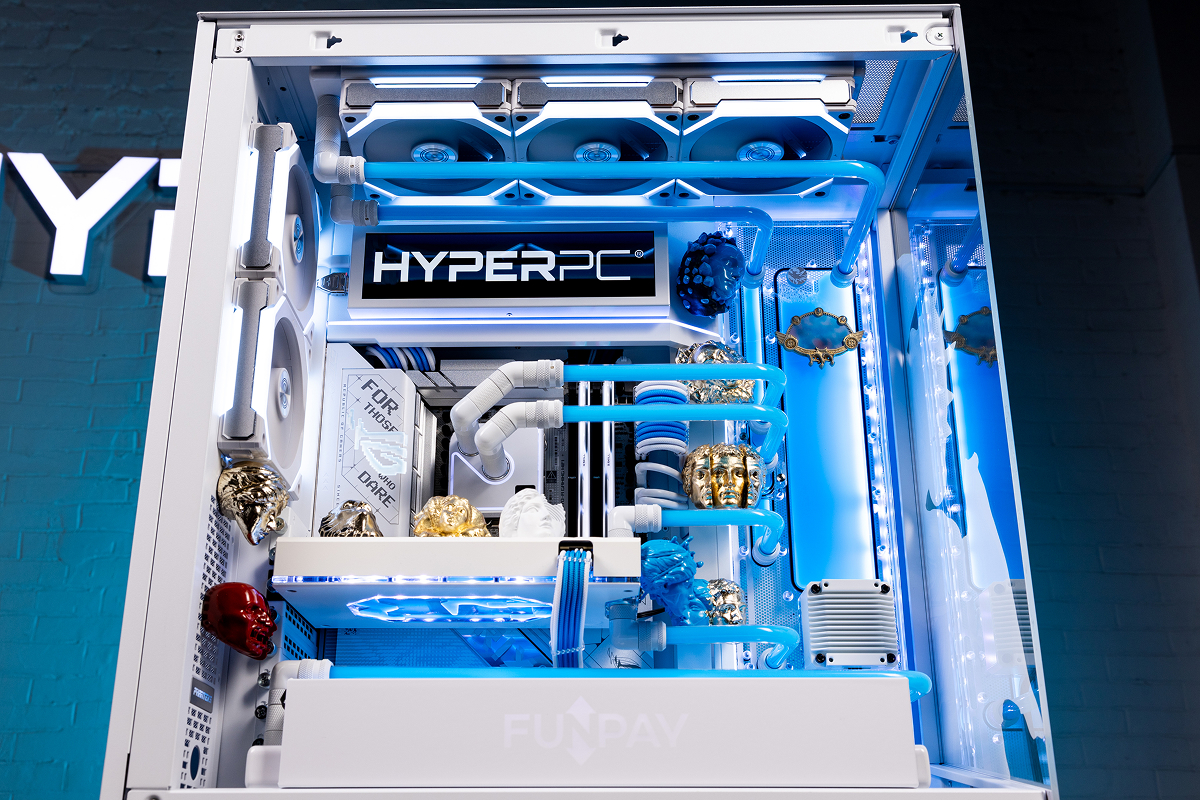 HYPERPC CONCEPT x FunPay — внутренние компоненты и система охлаждения