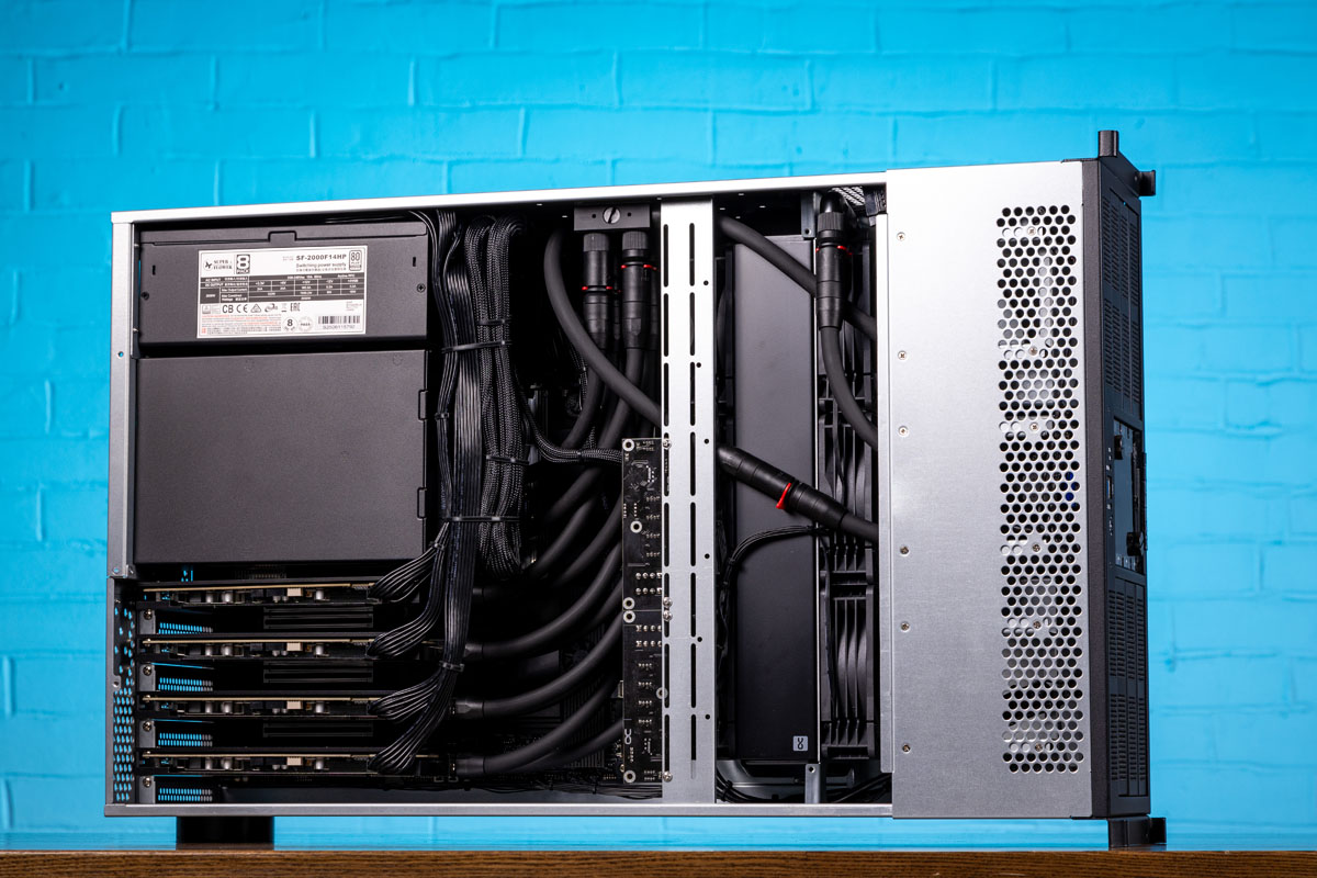 HYPERPC G4 PRO RACK — серверная платформа с 4 видеокартами NVIDIA RTX 5090