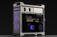 Вторая жизнь легенды: Мощная Windows-станция в ретро-корпусе Apple Mac Pro для игр и управления взглядом