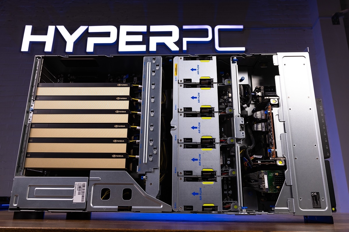 Ультимативный вычислительный кластер для обучения ИИ — внутренние компоненты и система охлаждения