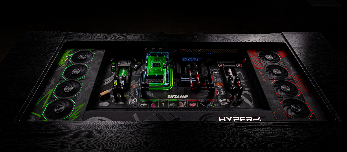 Игровой сетап на базе HYPERPC DESK