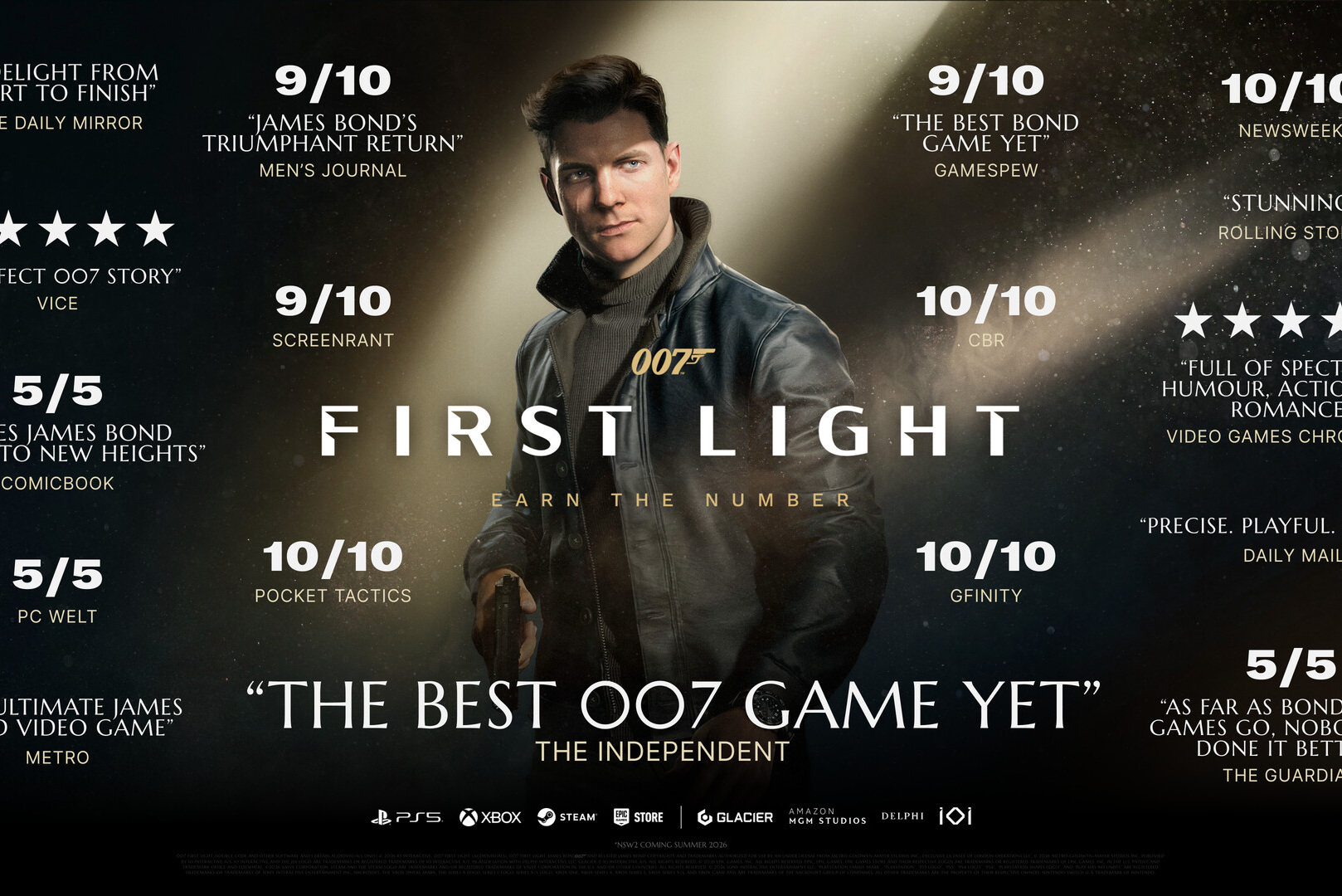 Джеймс Бонд на постере 007 First Light с оценками прессы